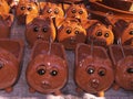 Pottery in Market in Nerja, a sleepy Spanish Holiday resort on the Costa Del Sol near Malaga, Andalucia, Spain, Europe