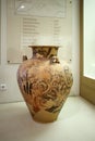 Pottery in museum of Mycenae, Greece
