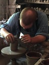 Pottery shop recreated at Old Sturbridge Village in Massachusetts