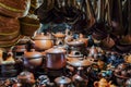 Pottery shop in Yogyakarta Royalty Free Stock Photo