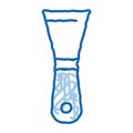 pottery spatula doodle icon hand drawn illustration