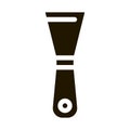 pottery spatula icon Vector Glyph Illustration