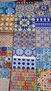 Pottery tiles in Mijas which is one of the most beautiful white villages of the Southern Spain area of Andalucia.