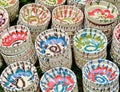 Ceramic traditional colored pottery, Romania