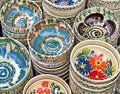 Ceramic traditional colored pottery, Romania