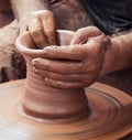 Pottery wheel Royalty Free Stock Photo