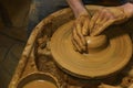 Pottery working place Royalty Free Stock Photo