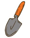 Potting Trowel with Wooden Handle