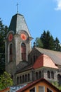 Potucky, Czech Republic - June 11, 2023: Church of the Visitation in Potucky, a village in the Karlovy Vary Region of the Czech