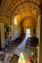 Potulice, kujawsko pomorskie / Poland Ã¢â¬â August, 05, 2020: Interior of the Mortuary Chapel. Christian chapel in a small town