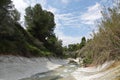 Pou Clar Clariano river in Ontinyent, Valencia, Spain Royalty Free Stock Photo