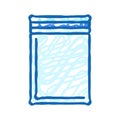 pouch plastic package icon doodle illustration Royalty Free Stock Photo