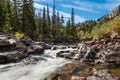 Poudre River, Poudre Canyon, Colorado Royalty Free Stock Photo