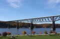 Poughkeepsie Railroad Bridge Royalty Free Stock Photo