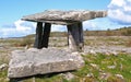 Poulnabrone Dolmen Tomb, County Clare Ireland Royalty Free Stock Photo