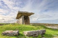 Poulnabrone Portal Tomb in Ireland.