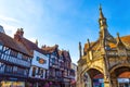 View of Poultry Cross Salisbury town United Kingdom