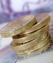 Pound Coins Royalty Free Stock Photo