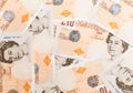 Pound currency background