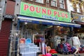 Pound Plus discount store, 234 Station Road, Edgware Royalty Free Stock Photo