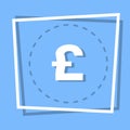 Pound Sign Icon Currency Web Button