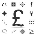 Pound sign icon. Detailed set of web icons and signs. Premium graphic design. One of the collection icons for websites, web design