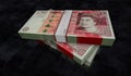 Pound Sterling money banknotes pack