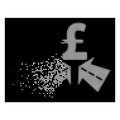 Bright Dissipated Pixelated Halftone Pound Success Roads Icon