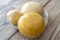 Pounded Yam and Garri ready to eat