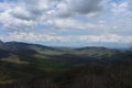 Pounding Mill Overlook in the Blue Ridge Mountains Royalty Free Stock Photo