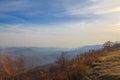 Pounding mill overview to the east blue ridge parkway. Royalty Free Stock Photo