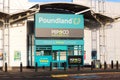 Poundland store in Kempston, United Kingdom. Royalty Free Stock Photo