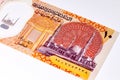 10 Pounds Egypt from the Muhammad Ali Mosque in Cairo. Polymer money of Egypt Royalty Free Stock Photo