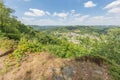 Poupehan amidst a typical south Ardennes landscape