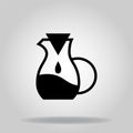 Pour over icon or logo in glyph