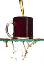 Pouring Coffee Royalty Free Stock Photo