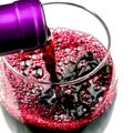 Pouring A Glass Of Red Wine Alcohol Royalty Free Stock Photo