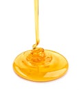 Pouring honey Royalty Free Stock Photo