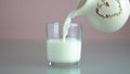 Pouring Milk in a Glass