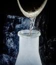 Pouring nirogen Royalty Free Stock Photo