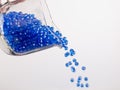 Pouring Plastic Colored Beads Royalty Free Stock Photo