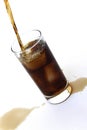 Pouring Soda Royalty Free Stock Photo