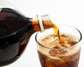 Pouring Soda Royalty Free Stock Photo