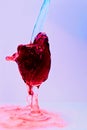 Pouring Wine Royalty Free Stock Photo