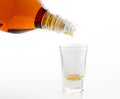 pouring wisky Royalty Free Stock Photo