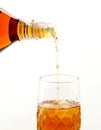 pouring wisky Royalty Free Stock Photo