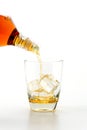 pouring wisky Royalty Free Stock Photo