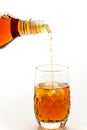 pouring wisky Royalty Free Stock Photo