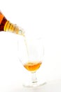 pouring wisky Royalty Free Stock Photo