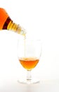 pouring wisky Royalty Free Stock Photo